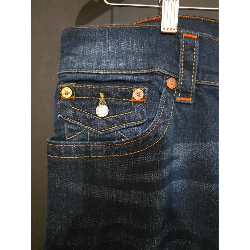 True Religion Ricky Straight Super T Jeans Mens 36x33